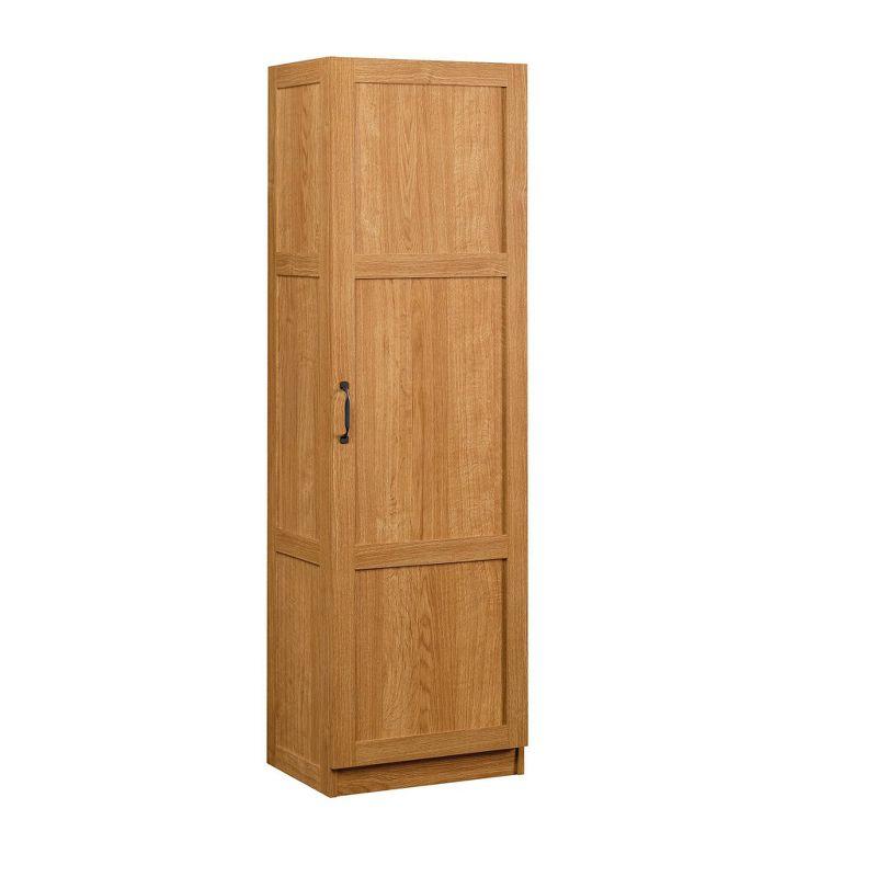 Pantry Storage Cabinet Highland Oak - Sauder: Traditional Style, 3 Adjustable Shelves, Particle Board Construction