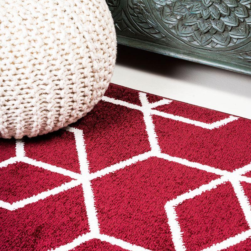 Tumbling Blocks Modern Geometric Area Rug - JONATHAN Y