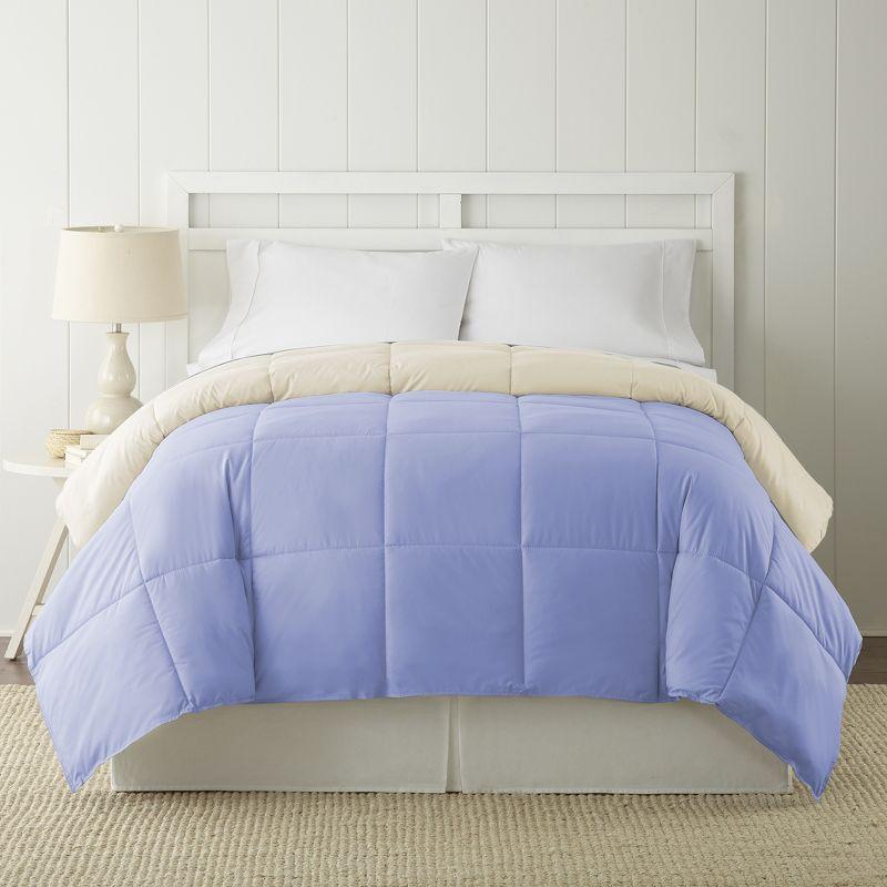 Modern Threads Modern Threads Sanctuary by PCT Down Alternative Microfiber Quilted Reversible Comforter & Duvet Insert - Soft, Comfortable Alternative to Goose Down - Bedding for All Seasons