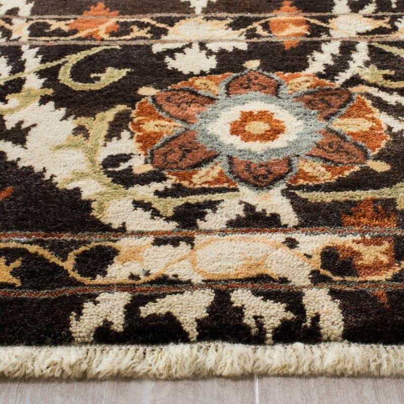 Oushak Multicolor Hand-Knotted Wool 8' x 10' Area Rug