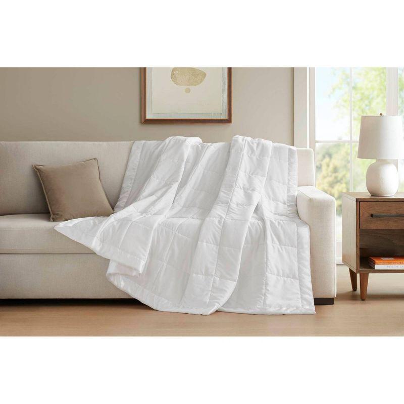 Madison Park Lightweight Down Alternative Blanket with Satin Trim