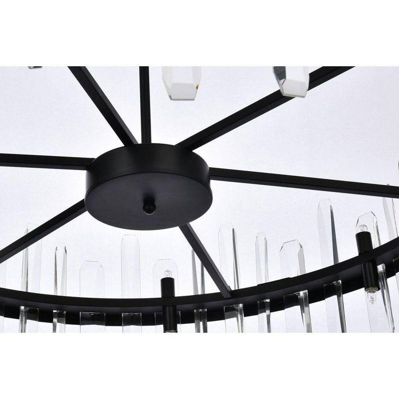 Elegant Lighting Serena 16 - Light Chandelier in  Black