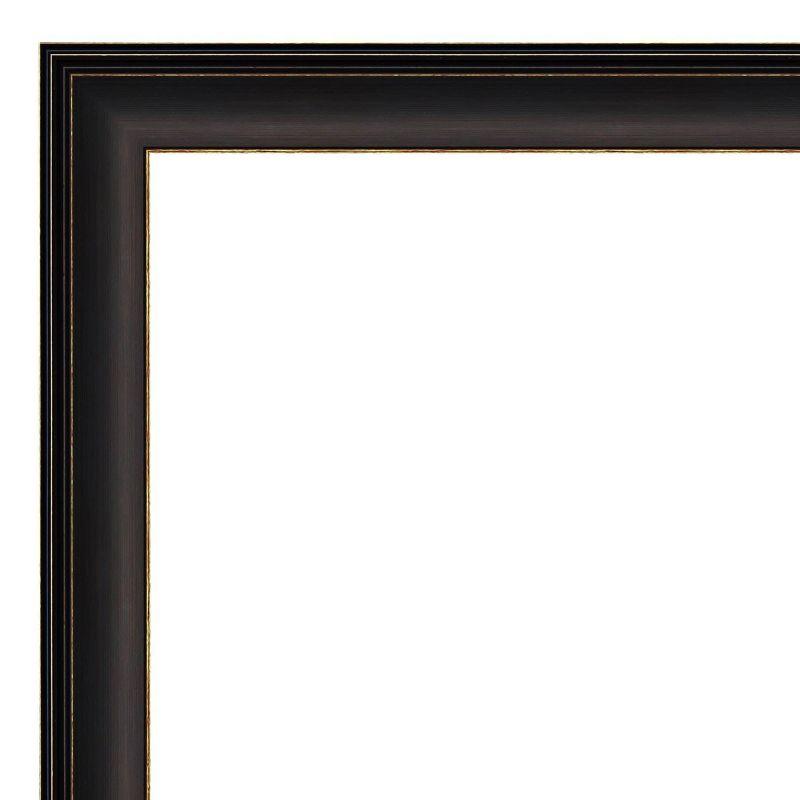 22" x 28" Trio Oil Rubbed Framed Bathroom Vanity Wall Mirror Bronze - Amanti Art: Modern Rectangle, Beveled Glass, Wall Mount