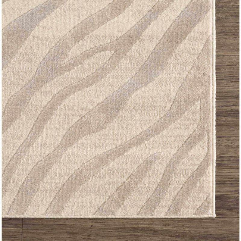 Edsel Oriental Light Gray/Beige Area Rug