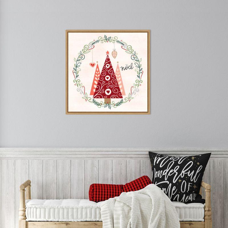 Amanti Art Hygge Christmas III by Noonday Design Canvas Wall Art Print Framed 22 x 22-in.