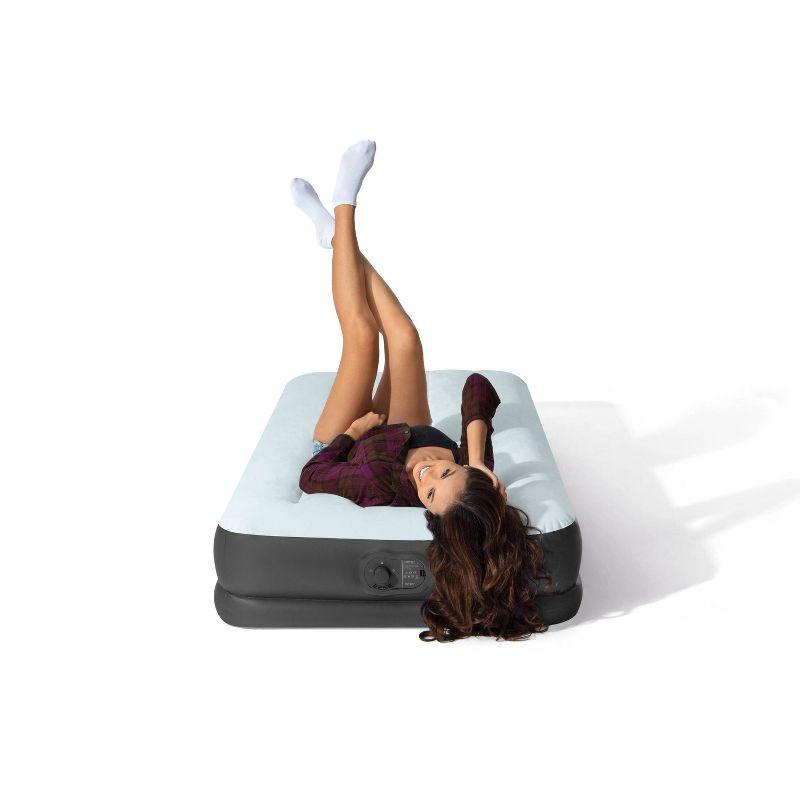 Intex Mid Rise 12" Air Mattress with Internal USB Pump - Twin Size