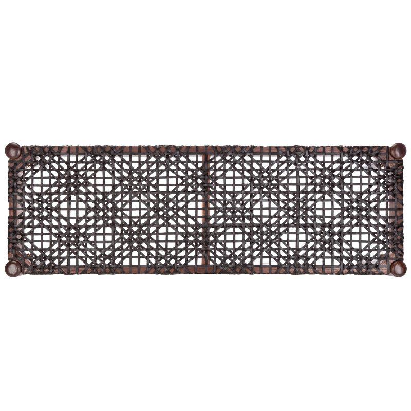 Kazbah 47" Genuine Leather Bench