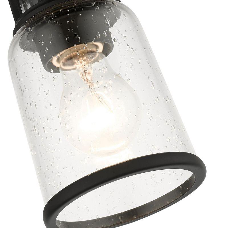 Livex Lighting Lawrenceville 1 - Light Flush Mount in  Black
