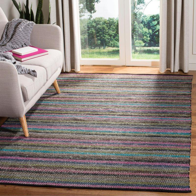 Striped Kilim STK421 Hand Woven Area Rug  - Safavieh