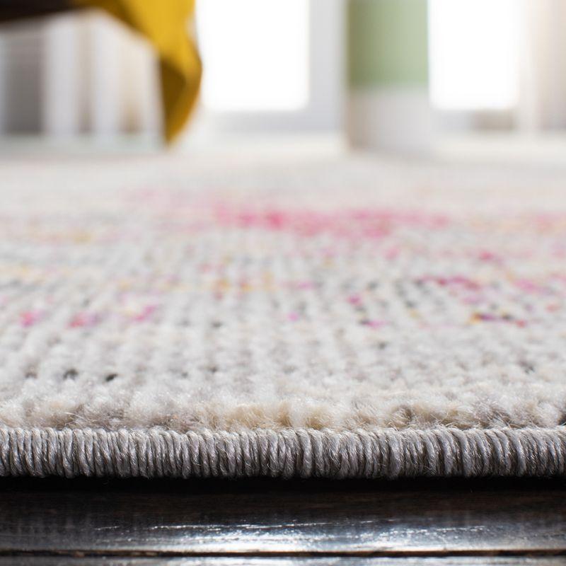 Madison MAD440 Power Loomed Indoor Area Rug - Grey/Gold - 9'x9' - Safavieh