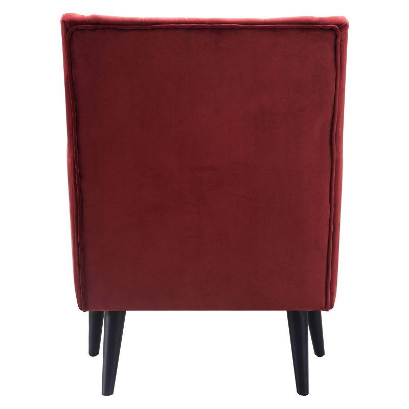 Elle Decor Celeste Tufted Velvet Accent Chair