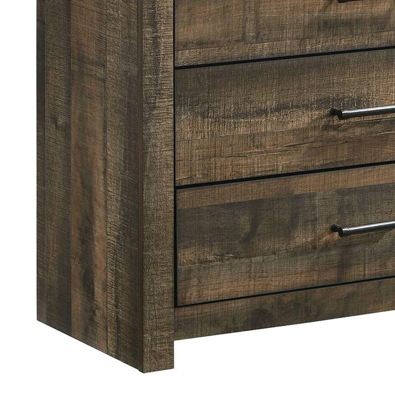 Beckett 2 Drawer Nightstand Walnut - Picket House Furnishings: Bronze Pulls, Felt-Lined, MDF Composite