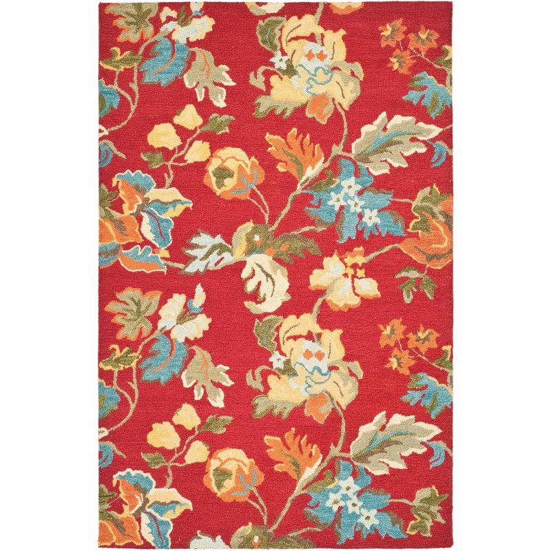 Blossom BLM672 Hand Hooked Area Rug  - Safavieh