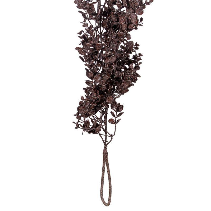 Vickerman 59" Brown Artificial Eucalyptus Garland.