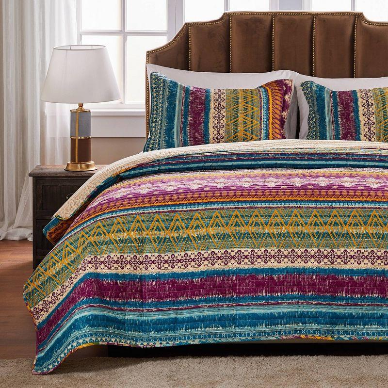 Greenland Home Fashions Southwest Quilt Set Siesta