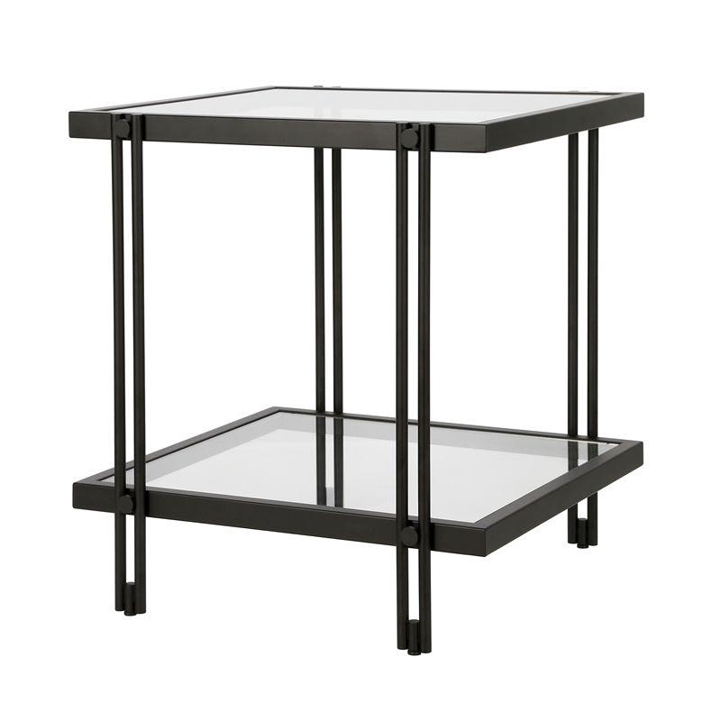 Metal Side Table in Black - Henn&Hart