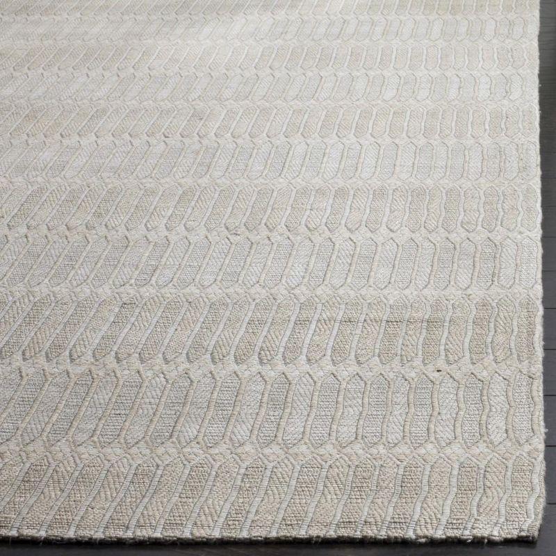 Amritpal Hand Loomed Bamboo And Viscose Striped Rug