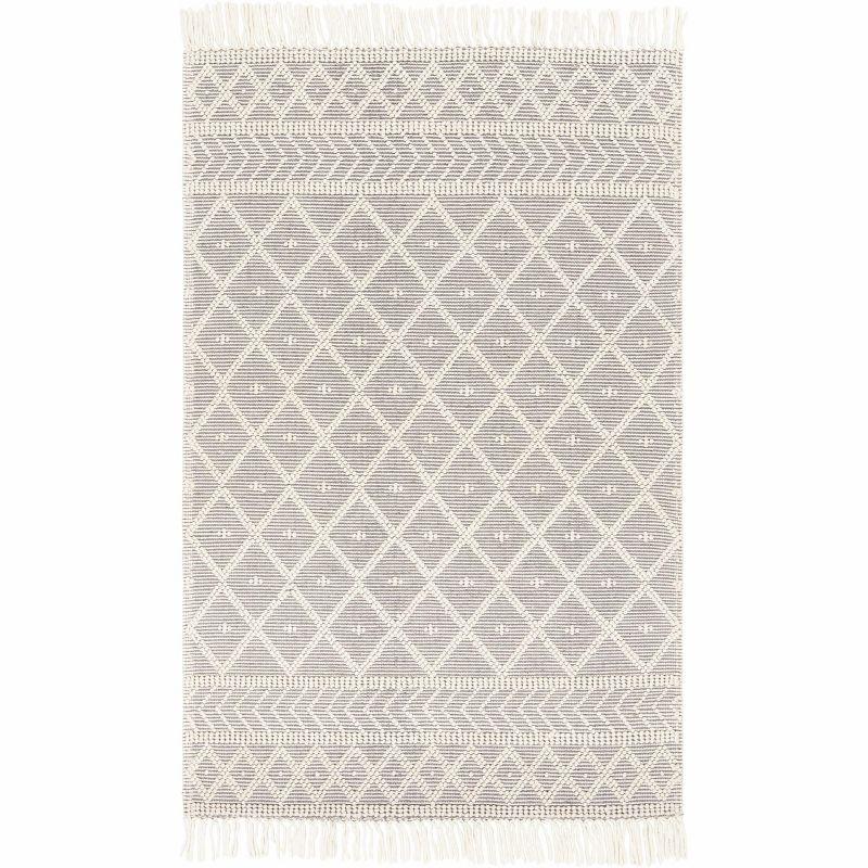 Hauteloom Rectangle Area Rug   Ivory