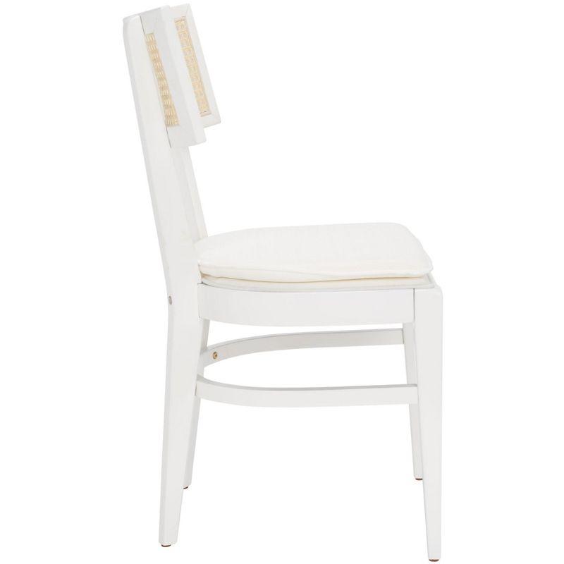 Galway Cane Dining Chair - DCH1007 - White/Natural - Safavieh