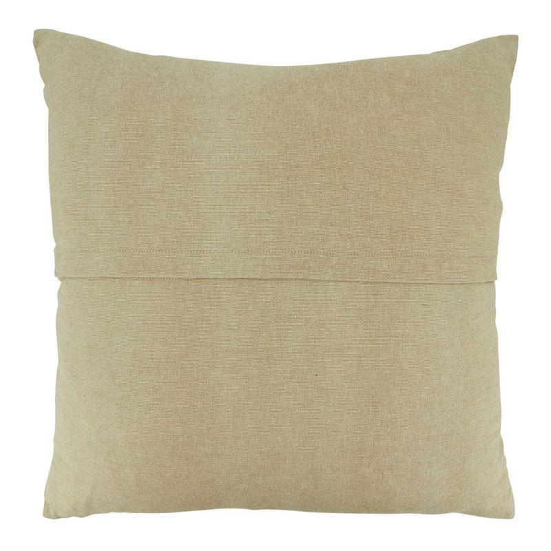 Saro Adelaide Design Sequined Cotton Throw Pillow