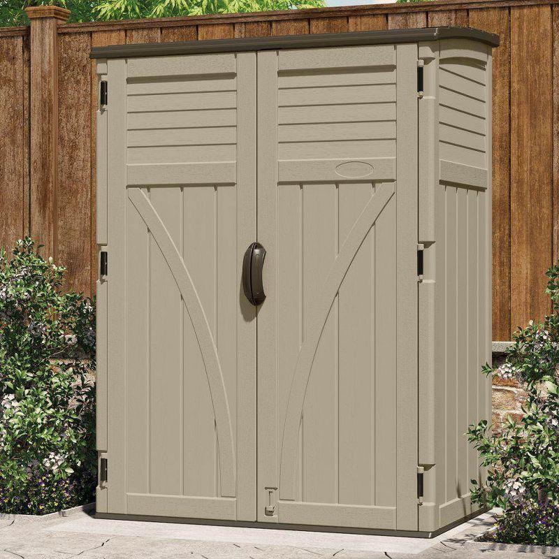 Suncast Suncast 53 in. W x 32.5 in. D Resin Vertical Tool Shed