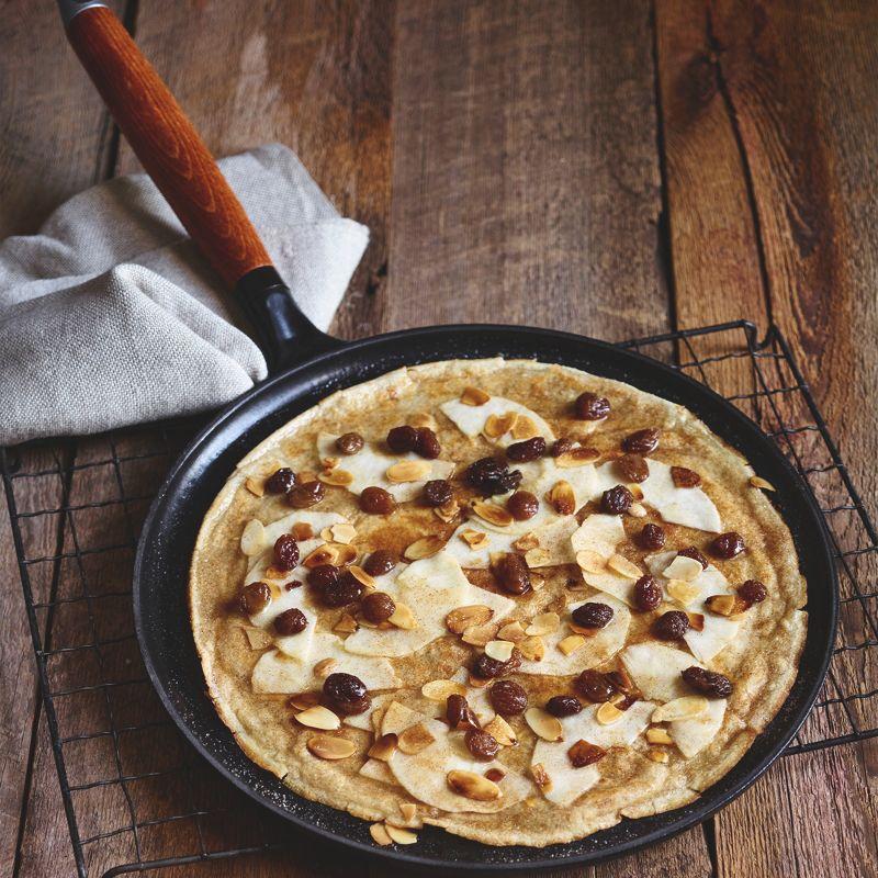 Staub ® Matte Black Cast Iron 11" Crepe Pan with Spreader and Spatula