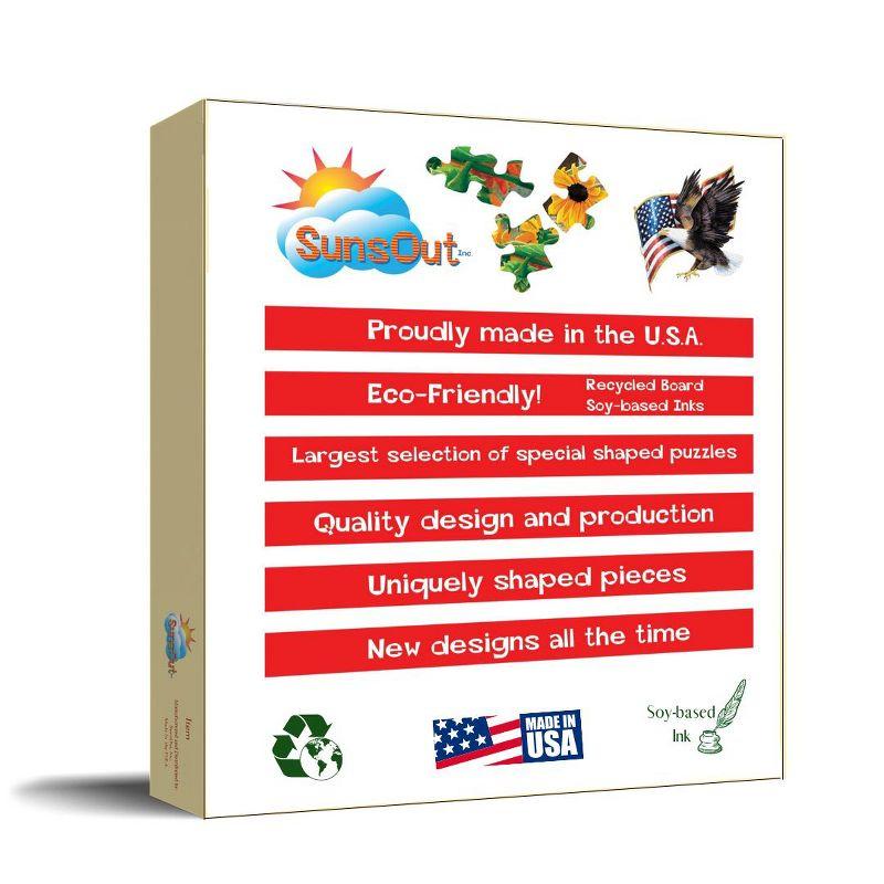 Sunsout Walk on the Wild Side 650 pc Special Shape  Jigsaw Puzzle 95761