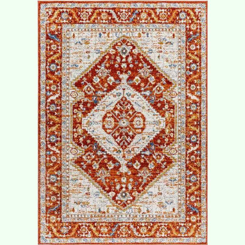 Mark & Day Yashika 5'3"x7' Rectangle Woven Indoor Area Rugs Bright Red