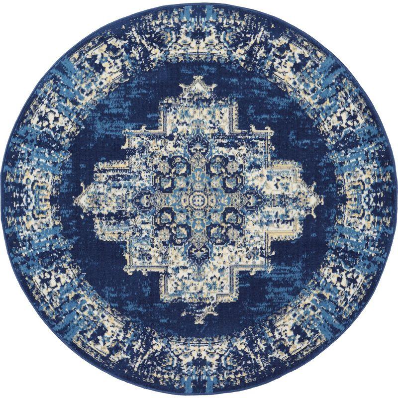 Nourison Grafix Center Medallion Area Rug