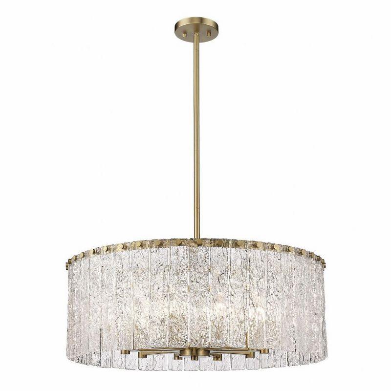 Z-Lite Glacier 10 - Light Chandelier in  Modern Gold
