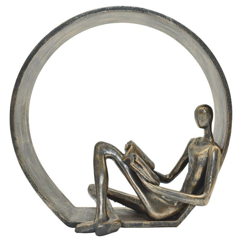 Lifestyle Group Distribution Adam & Friends Home Decor Encirlced Reader Sculpture | 1-Piece