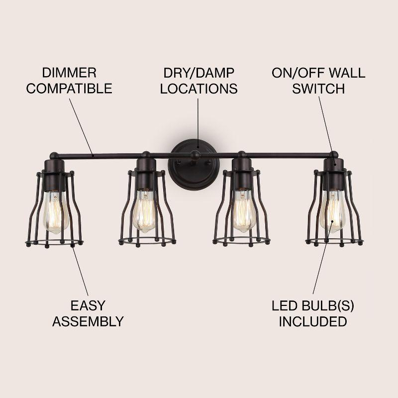 JONATHAN Y Evelyn Metal Vanity Light