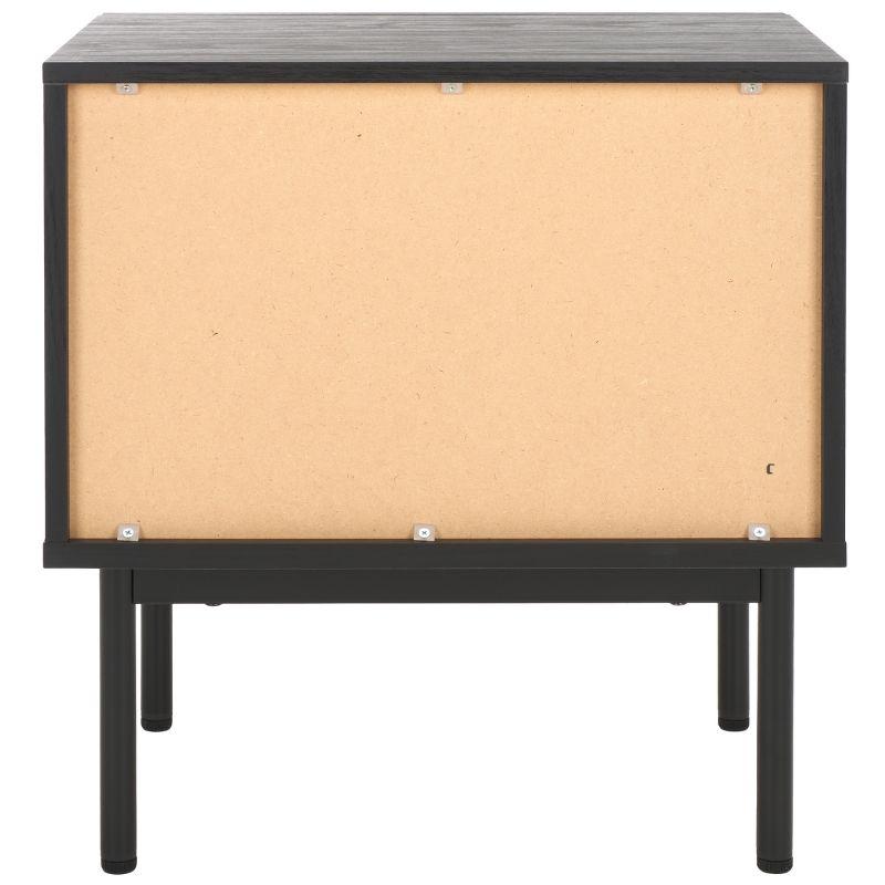 Axelle 1 Drawer Nightstand - NST9607 - Black/Black - Safavieh