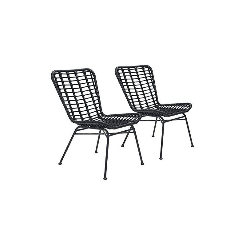 Zuo Lorena Dining Chair (Set of 2) Black