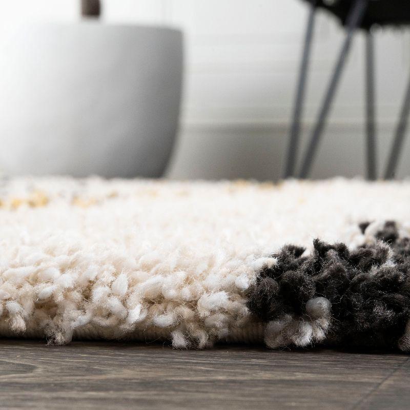 Nova Modern Bold Strie' Shag Area Rug  - JONATHAN Y