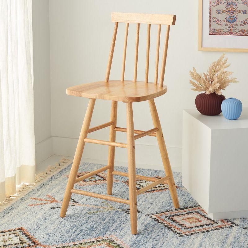 May Wood Counter Stool  - Safavieh