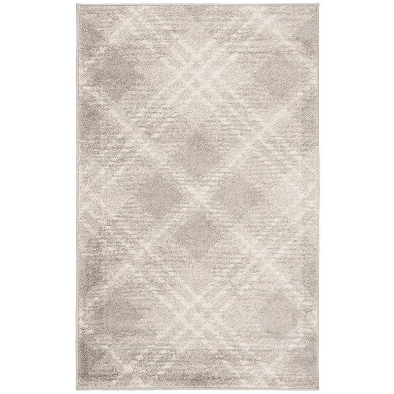 Adirondack ADR129 Power Loomed Accent Rug - Light Grey/Ivory - 3'x5' - Safavieh.