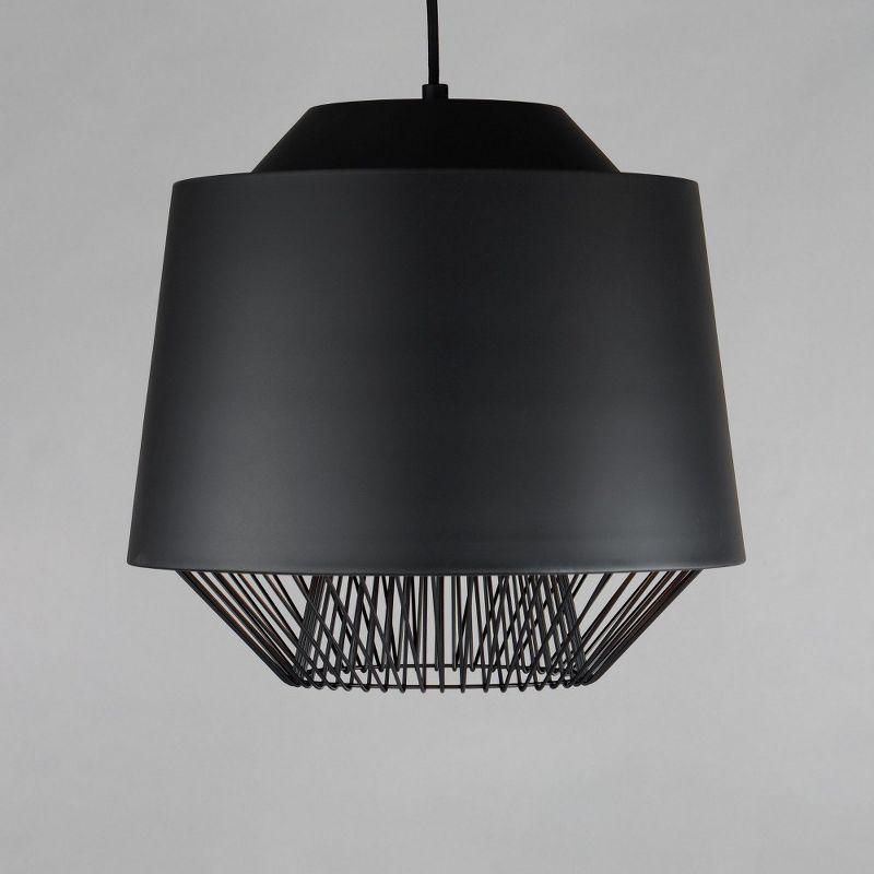 ET2 Lighting Phoenix 1 - Light Pendant in  Black/Gold