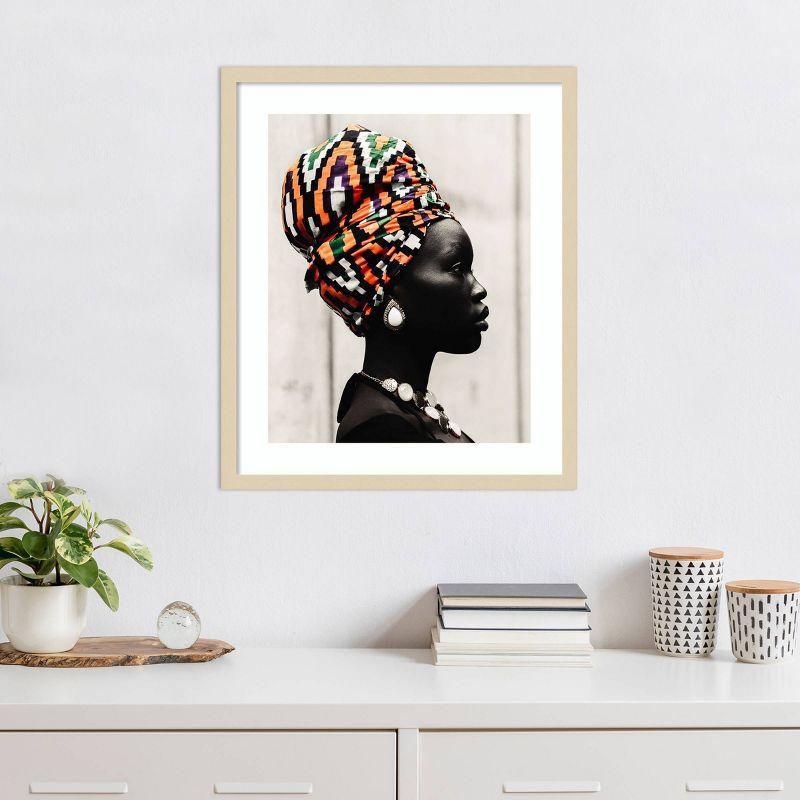 Amanti Art 21"x25" Black is Style by Oladimeji Odunsi Wood Framed Wall Art Print