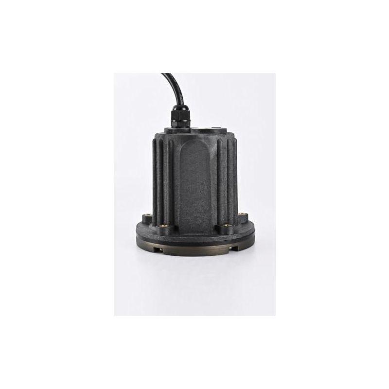 Elegant Lighting Well Light D5 H5.5Antique Brass clear Glass mr16 Halogen 35W/Led Gu5.3(Light Source Not Included)
