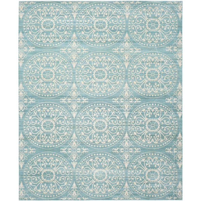 Valencia VAL214 Power Loomed Indoor Area Rug - Alpine/Cream - 8'x10' - Safavieh