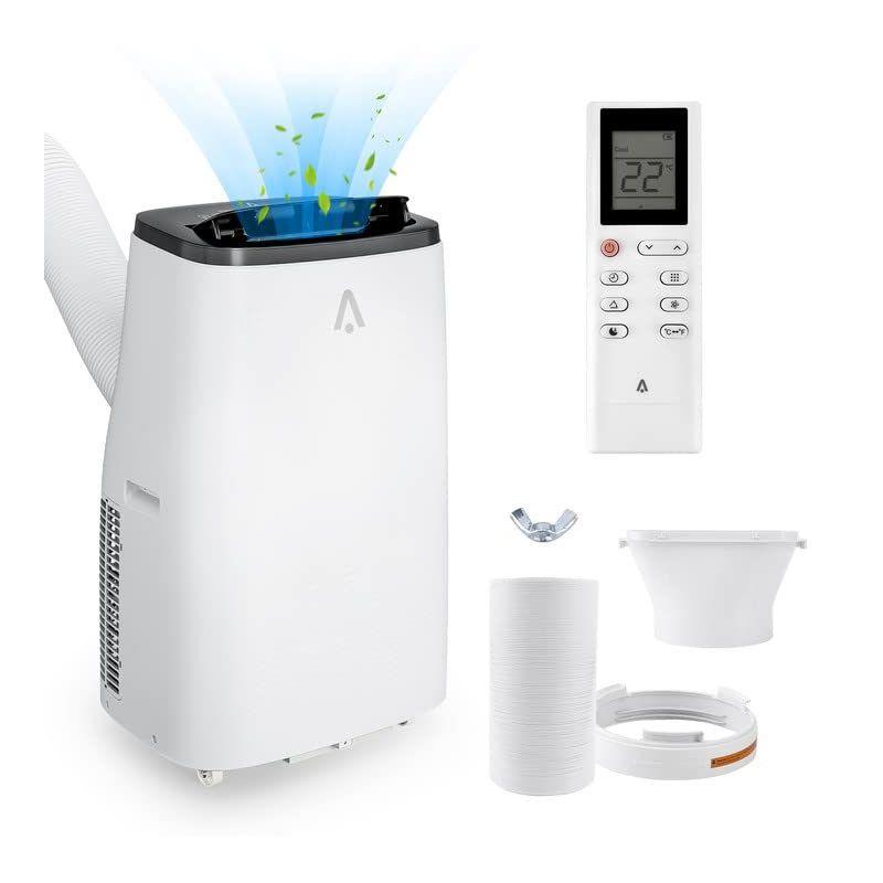 Aeric 8,000 BTU White Portable Air Conditioner with Remote