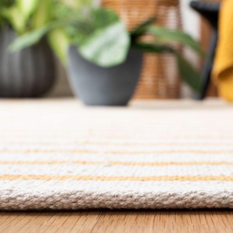 Montauk MTK313 Hand Woven Indoor Area Rug - Ivory/Gold - 9'x12' - Safavieh