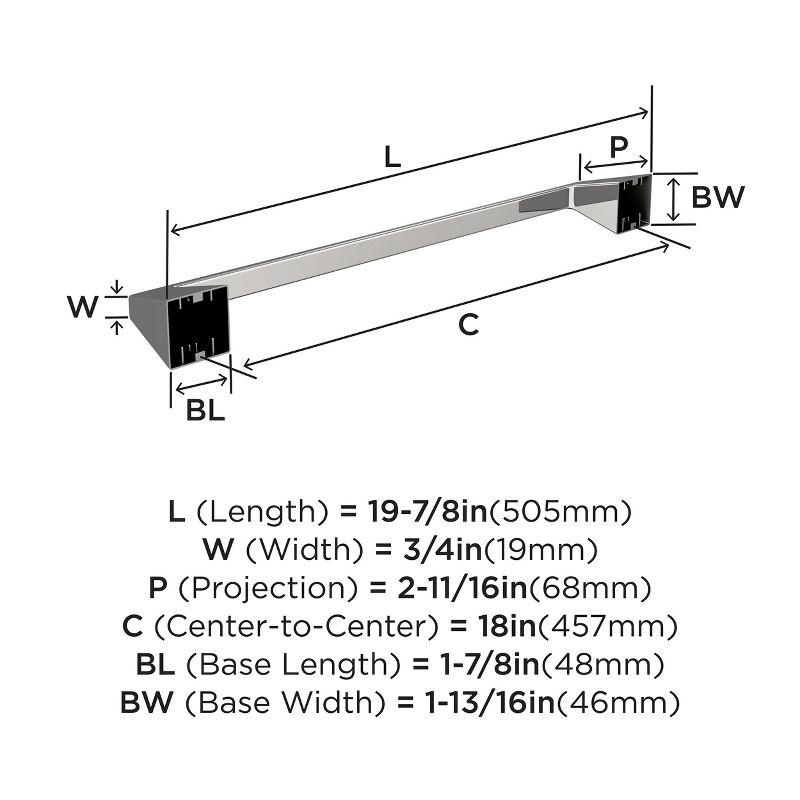 Blackrock 19.87" Wall Mounted Towel Bar