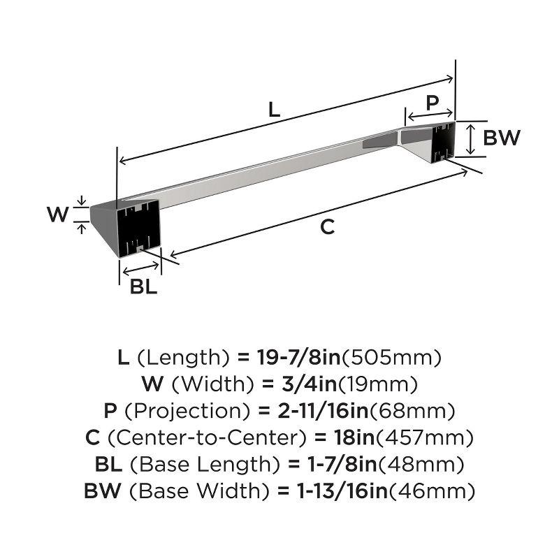 Amerock Blackrock Wall Mounted Towel Bar