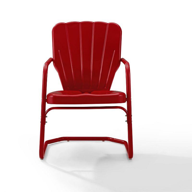 Ridgeland 2pk Outdoor Chairs - Red - Crosley