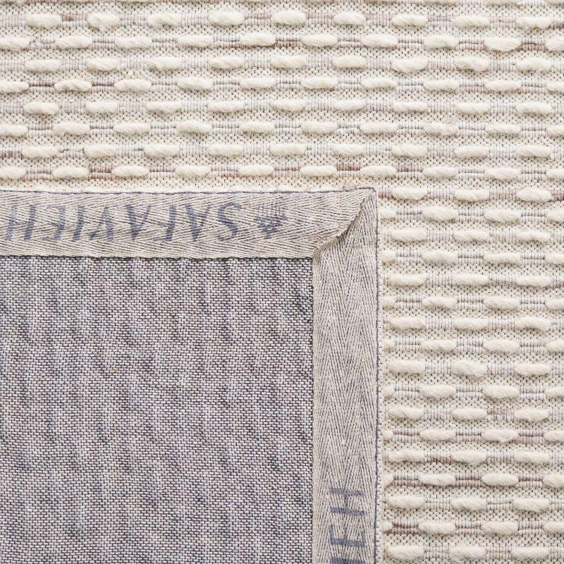 Marbella MRB158 Hand Woven Indoor Area Rug - Beige - 6'x9' - Safavieh