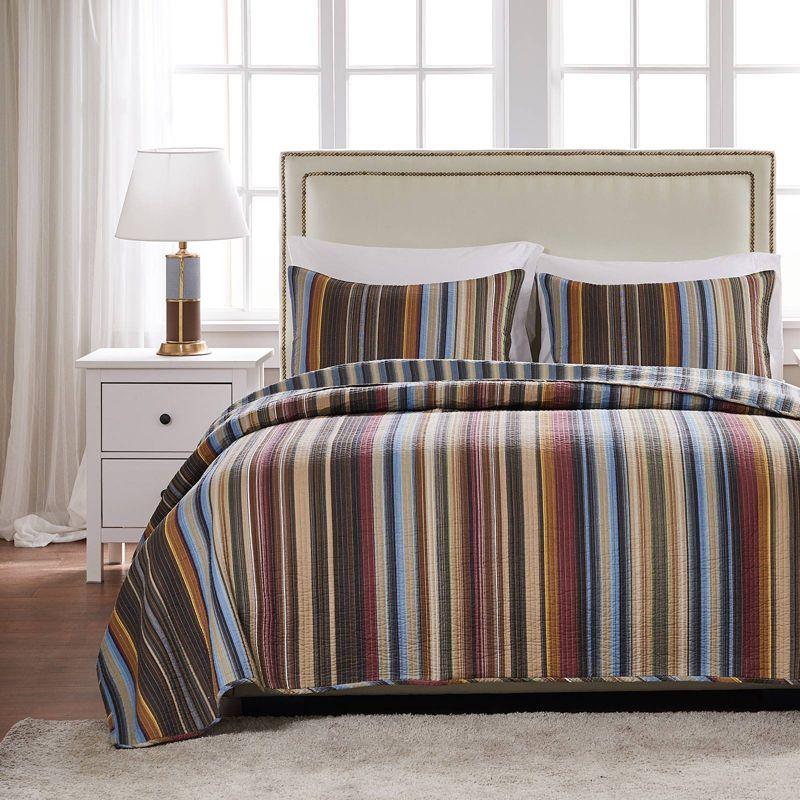 Durango Earth Standard Cotton Reversible Modern & Contemporary Quilt Set