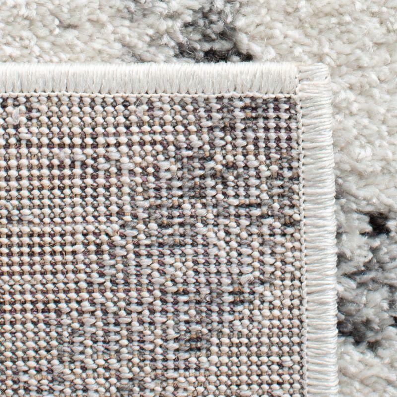 Adirondack ADR253 Machine Made Indoor Area Rug - Ivory/Grey - 5'-1"x7'-6" - Safavieh