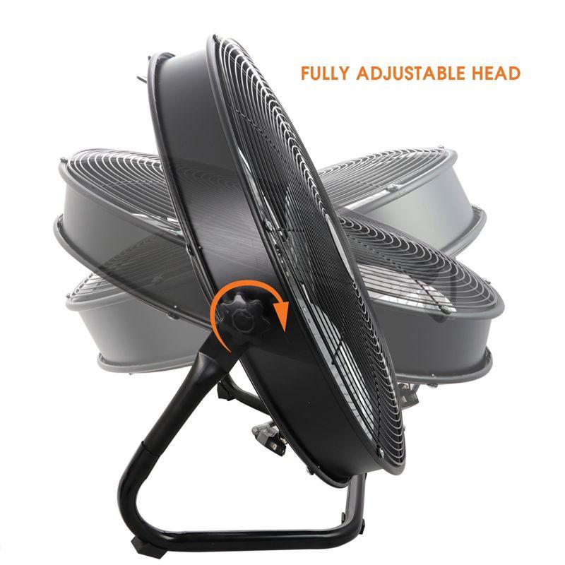 Vie Air 20" 3 Speed Motor Metal Floor Drum Fan | Wayfair